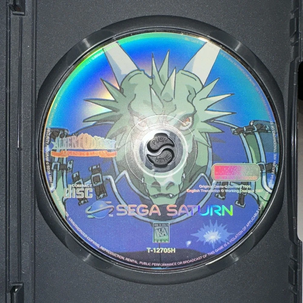 Albert Odyssey: Legend of Eldean (Sega Saturn, 1997) Disc Only RARE HTF Ex. Cond